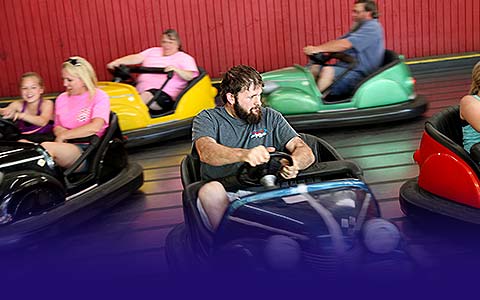 Razorback Roundup Bumper Cars at Magic Springs